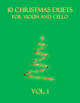 10 Christmas Duets for violin and cello (Vol. 1) P.O.D. cover